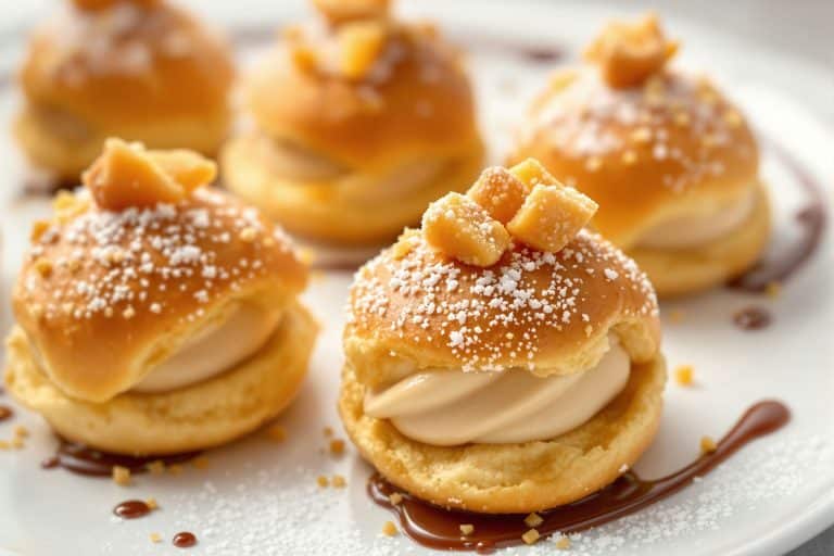 profiteroles pralinées