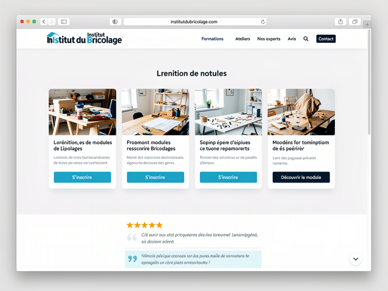 institut du bricolage com avis