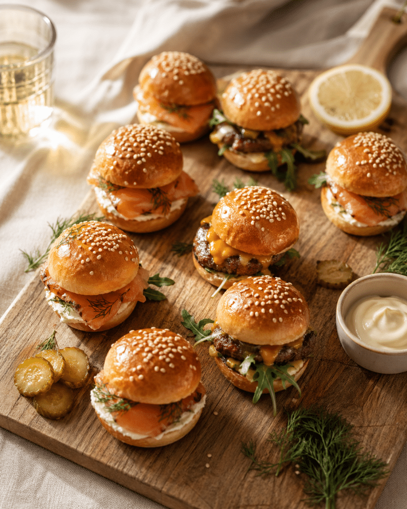 Idée garniture mini burger
