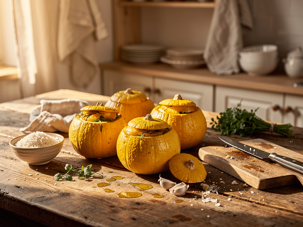 Recette courge jaune ronde