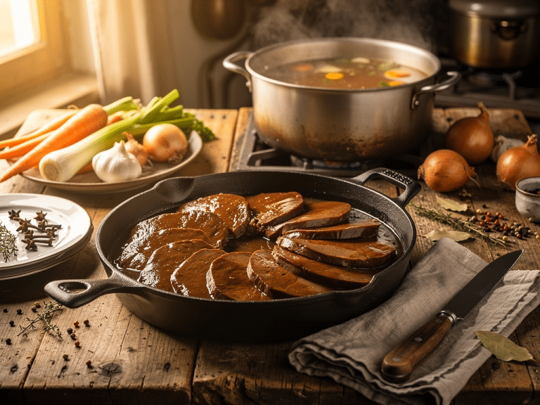 Langue de bœuf façon grand-mère