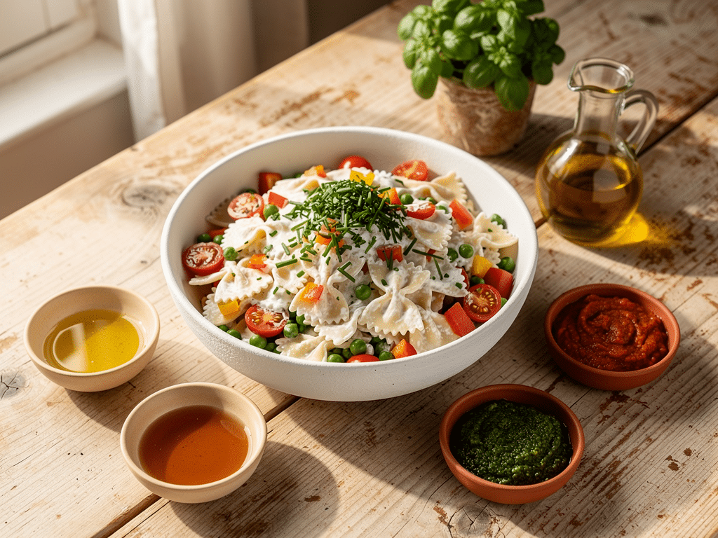 sauce pour une salade de pâtes
