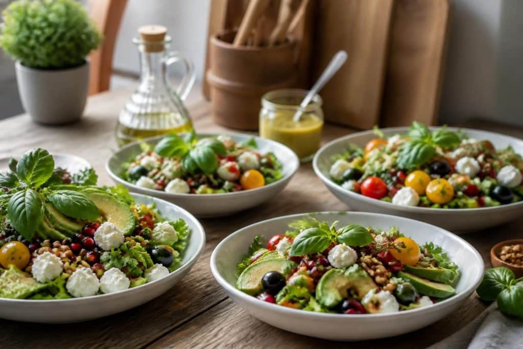 découvrez des recettes faciles et originales de salades composées pour tous les jours, parfaites pour varier vos repas avec fraîcheur et gourmandise.