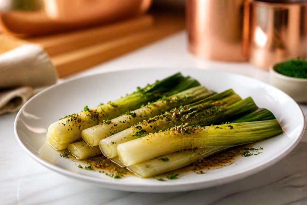 découvrez notre recette simple et raffinée de poireaux vinaigrette gastronomique, idéale pour un repas élégant et savoureux.