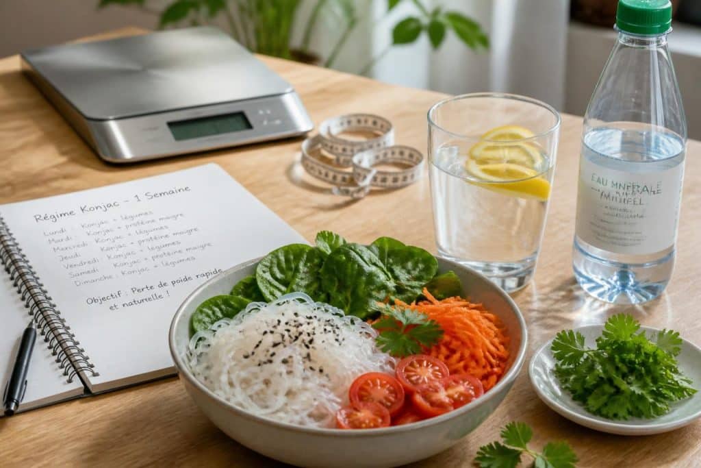 découvrez comment suivre un régime konjac pendant 1 semaine pour perdre du poids rapidement et naturellement grâce aux bienfaits de cette plante riche en fibres.