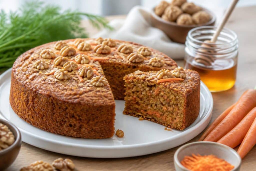 découvrez une recette facile de carotte cake healthy sans sucre ajouté, idéale pour un dessert gourmand et sain à partager en famille.