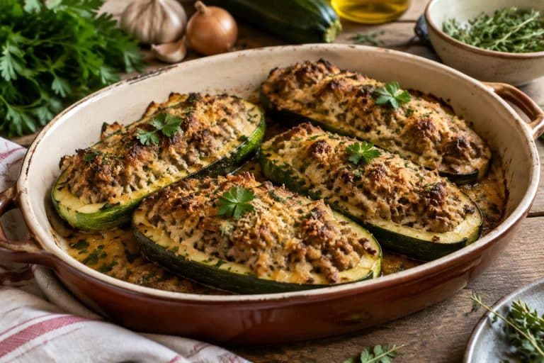 découvrez la recette traditionnelle des courgettes farcies de grand-mère : un plat facile, savoureux et généreux, idéal pour régaler toute la famille.