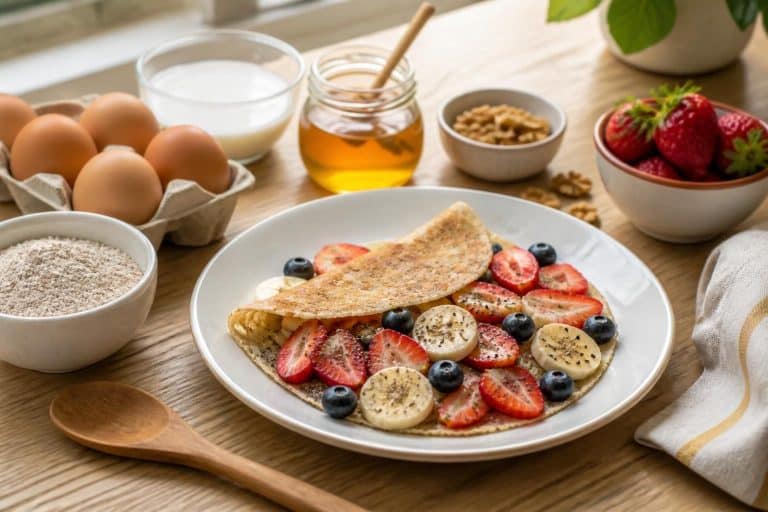 découvrez une recette facile de crêpe healthy avec des ingrédients naturels pour un délicieux petit-déjeuner équilibré et gourmand.