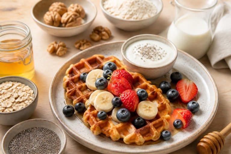 découvrez une recette facile de gaufres healthy avec des ingrédients sains pour un petit-déjeuner gourmand et équilibré.