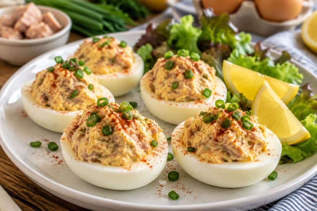 préparez un œuf mimosa au thon facile et rapide : une recette savoureuse, idéale en entrée ou pour un repas léger.
