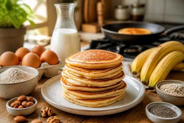 découvrez une recette rapide et facile de pancakes protéinés maison sans whey, idéale pour un petit-déjeuner sain et gourmand.