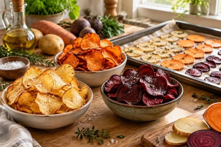 découvrez des recettes faciles de chips maison au four : des astuces simples pour obtenir des chips dorées, légères et bien croustillantes.